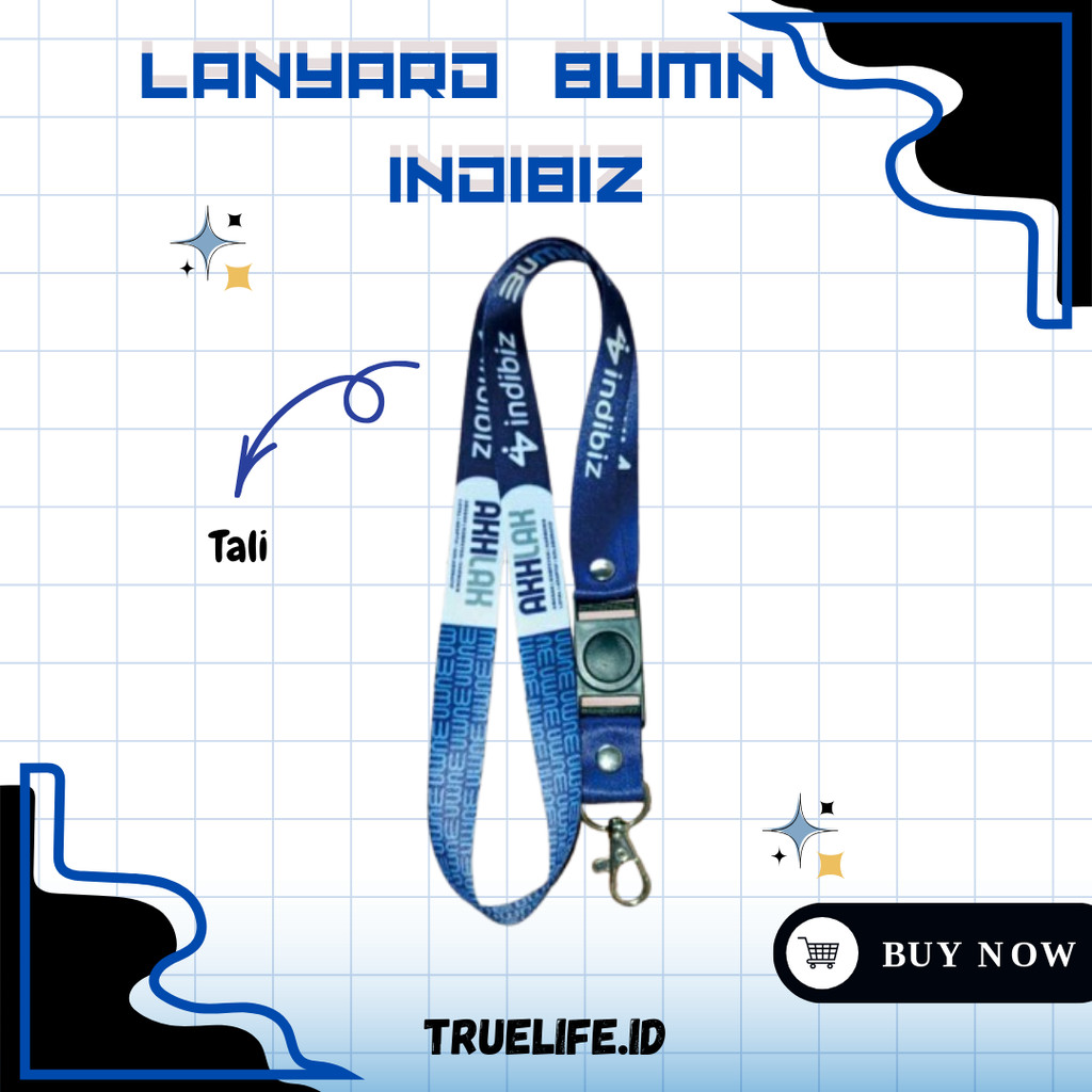 

Tali ID Card/Lanyard BUMN INDIBIZ [READY STOCK]