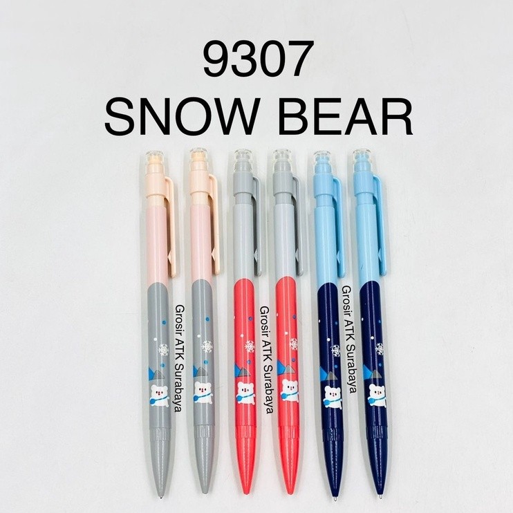 

( StaLand ) Pensil Mekanik 0.5 0,5 TIji Anak Lucu Fancy Disney Snow Bear 01