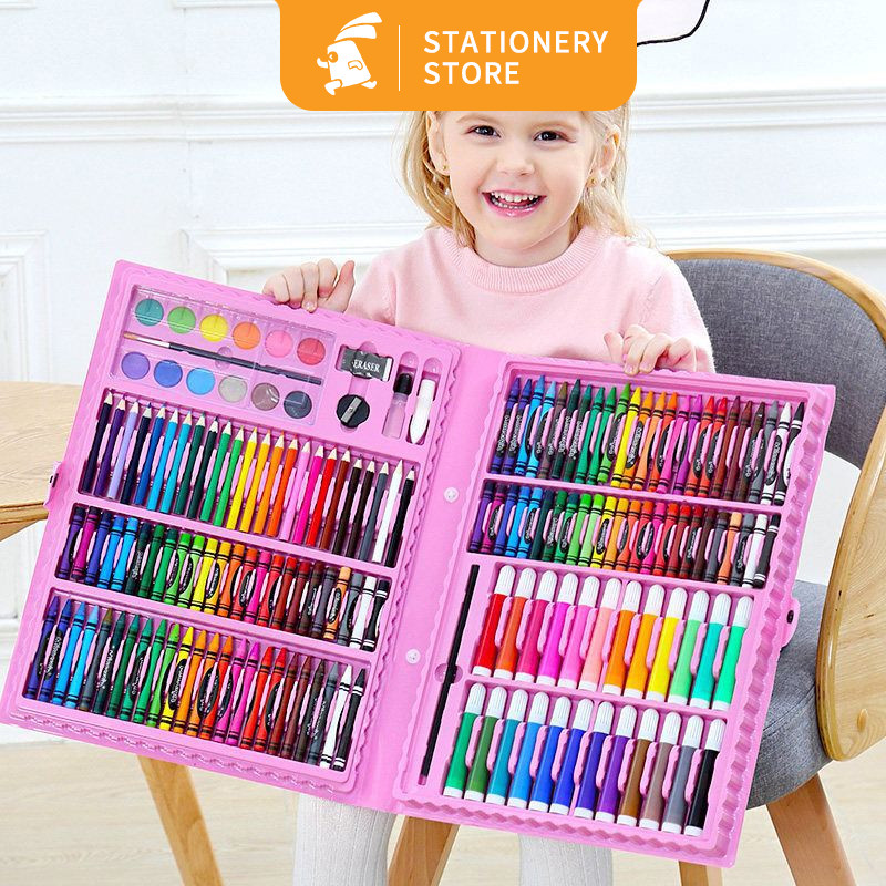 

Oil Pastel Crayon 150 Macam Warna Set Koper/Pena Lukisan Balita Dapat Dicuci, Krayon, Alat Mewarnai Seni Grafiti-Rabbit_Stationery