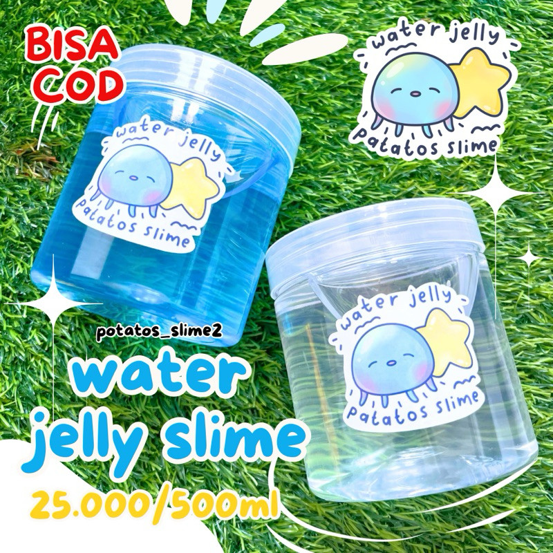 NRW99JY Water Jelly 500ml SUPER CLEAR BENING Potatos_Slime2