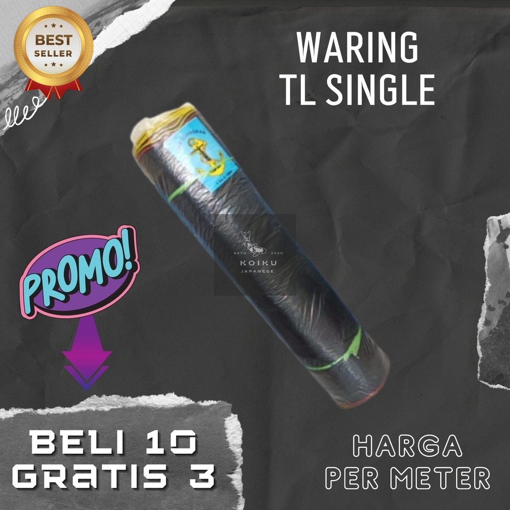 WARING HITAM METERAN WARING IKAN WARING KERAMBA KERAMBA IKAN KOI IKAN HIAS WARING HITAM MURAH