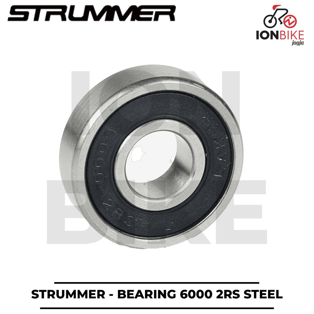 Bearing 6000 2RS Strummer STEEL Laker Klaher Laher Ball 10 x 26 x 8 mm Hub Freehub Free Hub Murah Aw