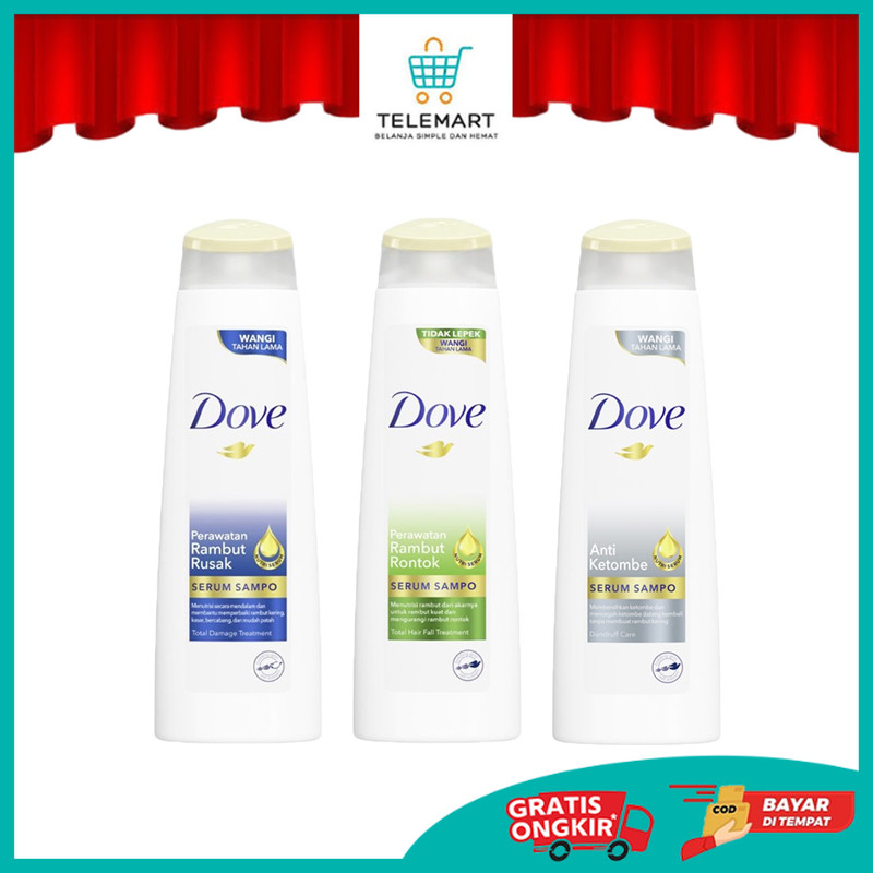 DOVE SERUM SHAMPOO 135ML ANTI KETOMBE
