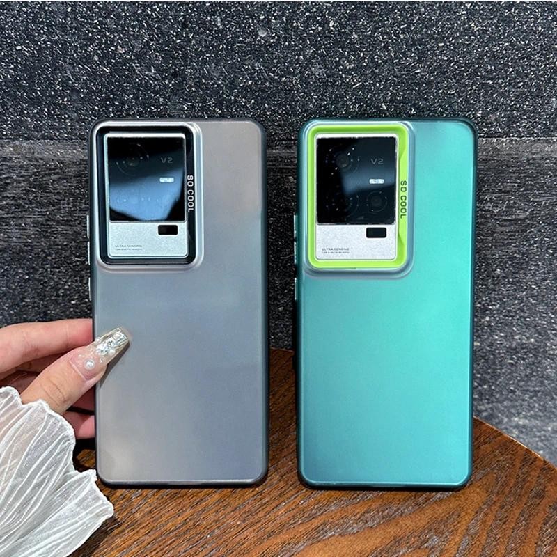 For vivo iQOO 11 vivo iQOO 11s vivo iQOO11 Pro case Luxury Metallic Aurora Skin metallic paint Matte