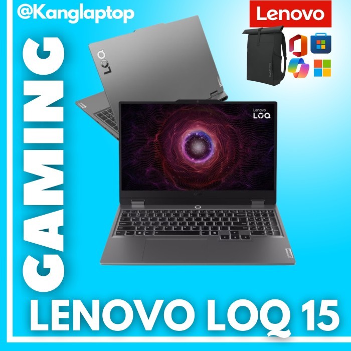 Lenovo LOQ 15 Core i7 13650HX GPU RTX 4060 8GB 144Hz 4ZONE RGB G-SYNC - STANDAR, 12GB RTX3050