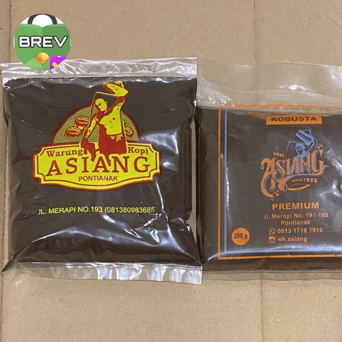 

[[Best Seller]] KOPI BUBUK ASIANG PONTIANAK ORIGINAL 250gr 1/4 kg - 200 Gram