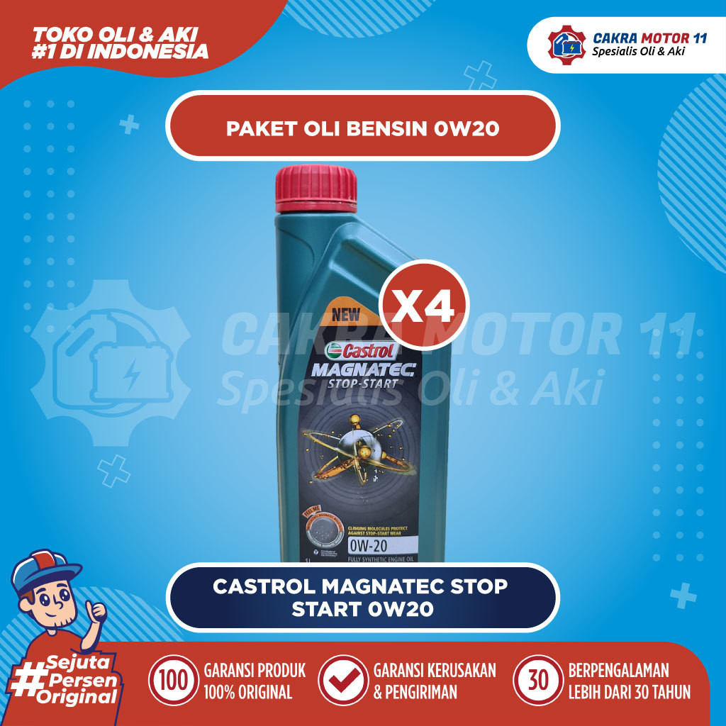 Bundling Promo Bundle Oli Bensin 0w20 Castrol