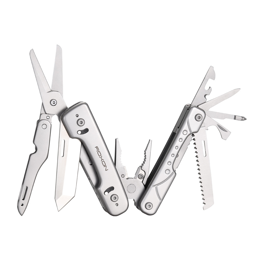 ROXON S802S Phantom Multi Tool Pliers and scissors with Replaceable Knife and Wire Cutters Innovativ