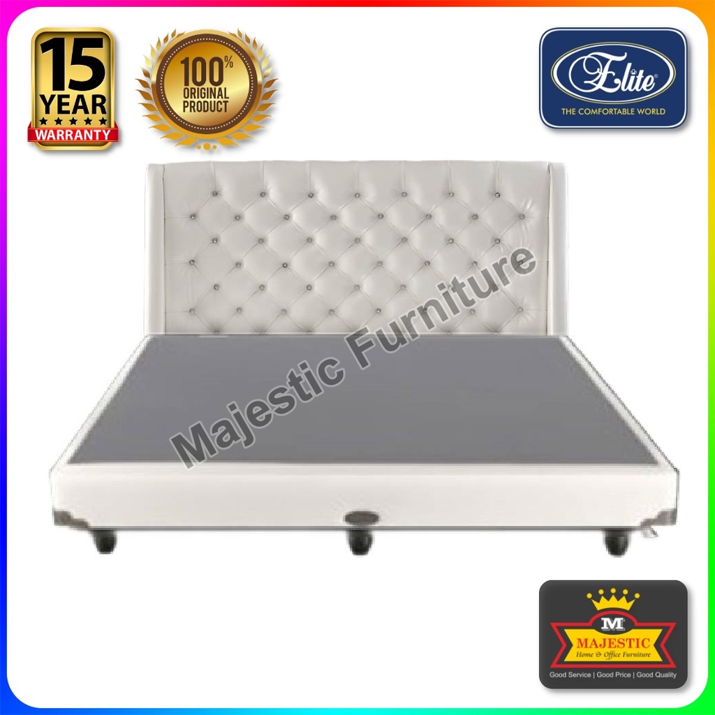Divan Sandaran Elite Monaco Wisteria - 90/100/120/140/160/180/200 - Jogja (Tinggi Sandaran 140 cm, T