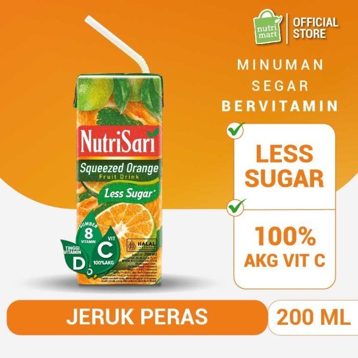

New Item NUTRISARI RTD SQUEEZED ORANGE 200ML