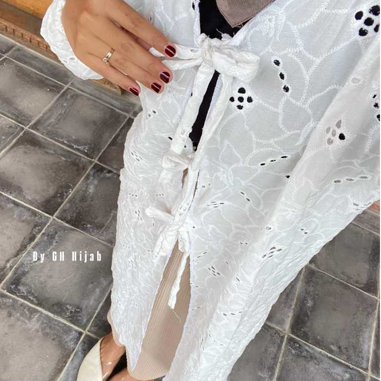 ( COD ) Chea tunik cotton bordir/tunik kondangan/tunik lebaran/tunik wanita terbaru/ tunic lebaran 2