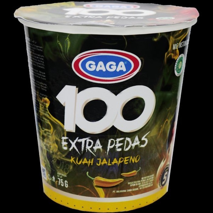 

NEW ITEM NOODLE GAGA 100 CUP EXTRA PEDAS KUAH JALAPENO 75G