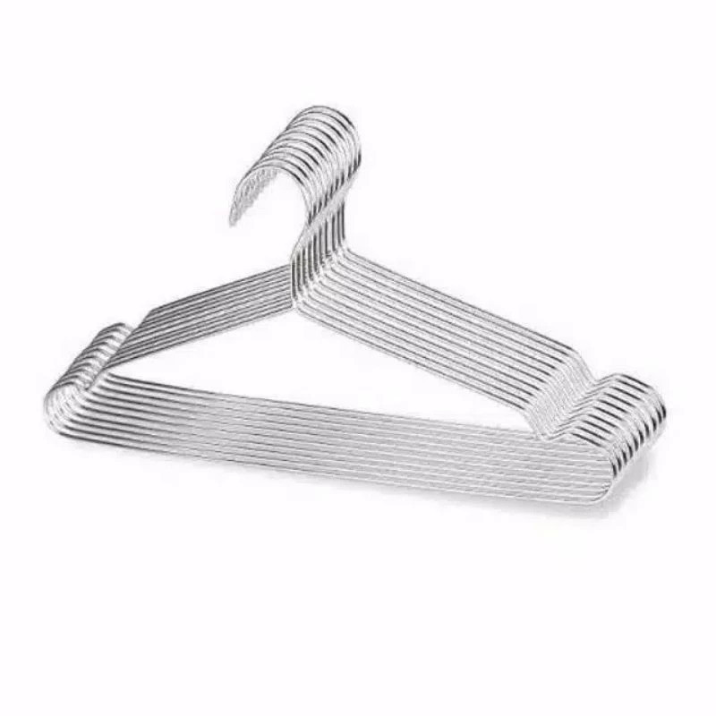 Hanger Kawat 10 Pcs Hanger Baju Warna Warni Hanger Besi -pokershop