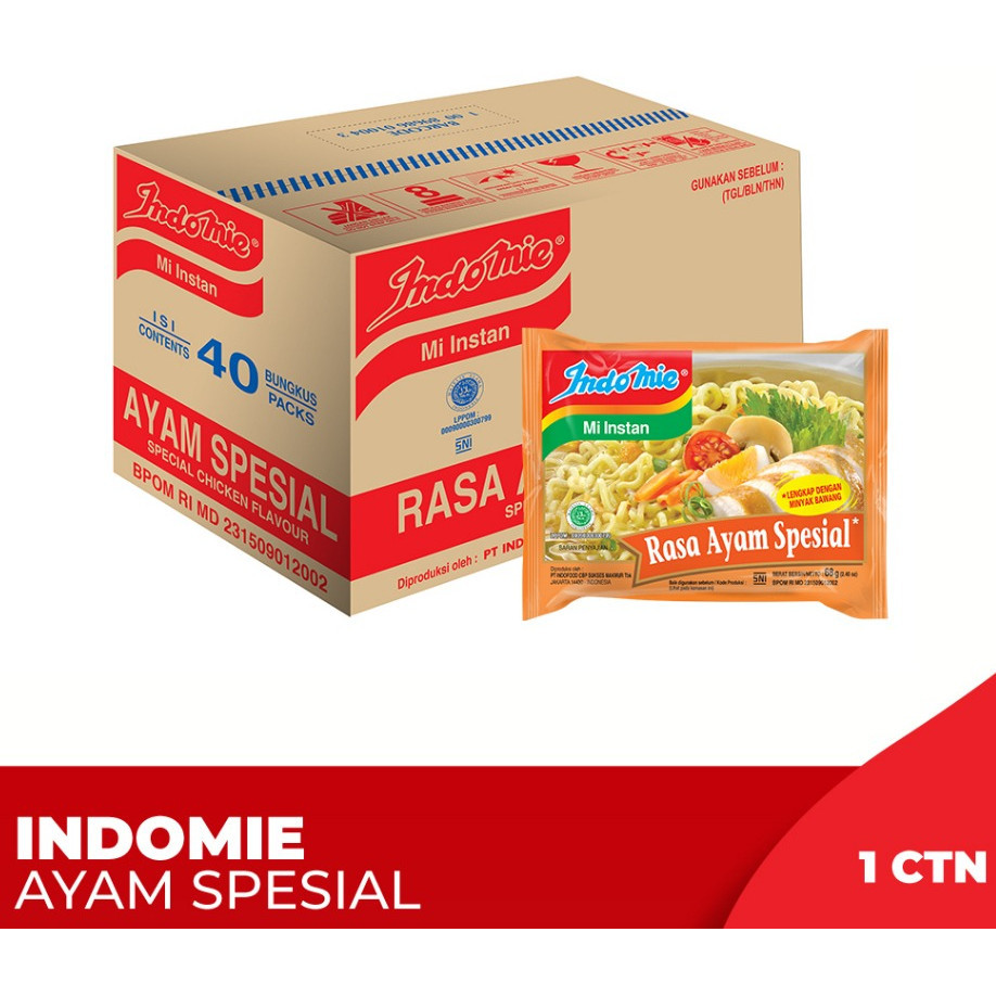 

1 Ctn - Indomie Ayam Spesial indofood