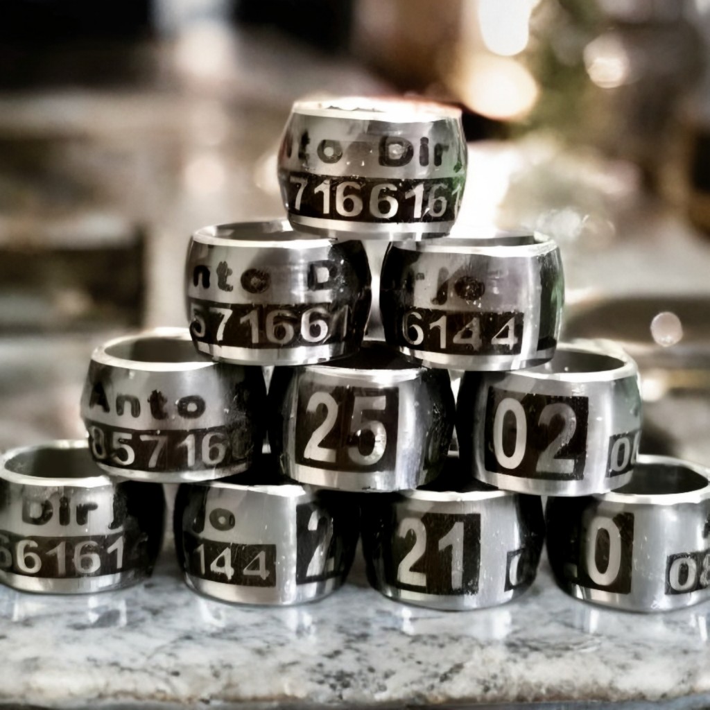 RING BURUNG BAJA DONAT LASER MERPATI PUTER PELUNG