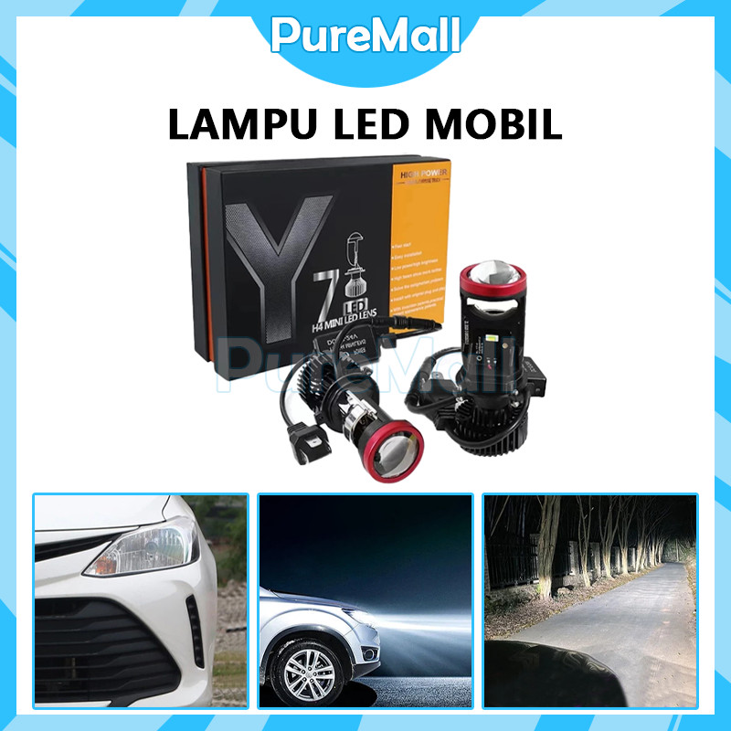 Lampu Led Mobil Y7d / Lampu Led Projie / Mini Projie / Y7D Lampu Led