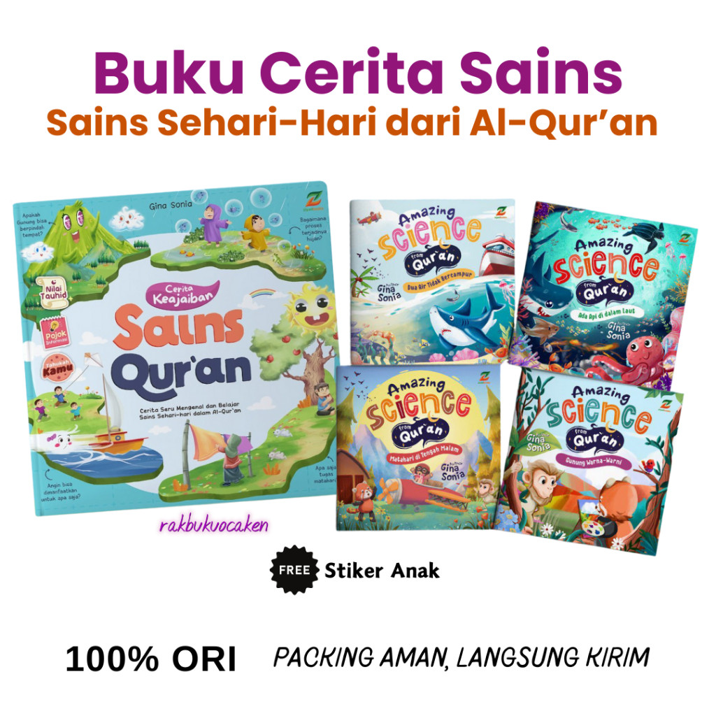 Buku Cerita Pengenlan Sain: Seri Amazing Science From Quran/Cerita Keajaiban Sains Quran
