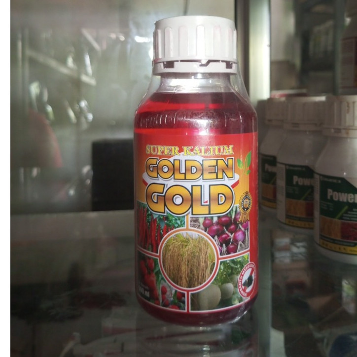 SUPER KALIUM GOLDEN GOLD, Pembuah dan Pembesar Umbi Kemasan 500ml