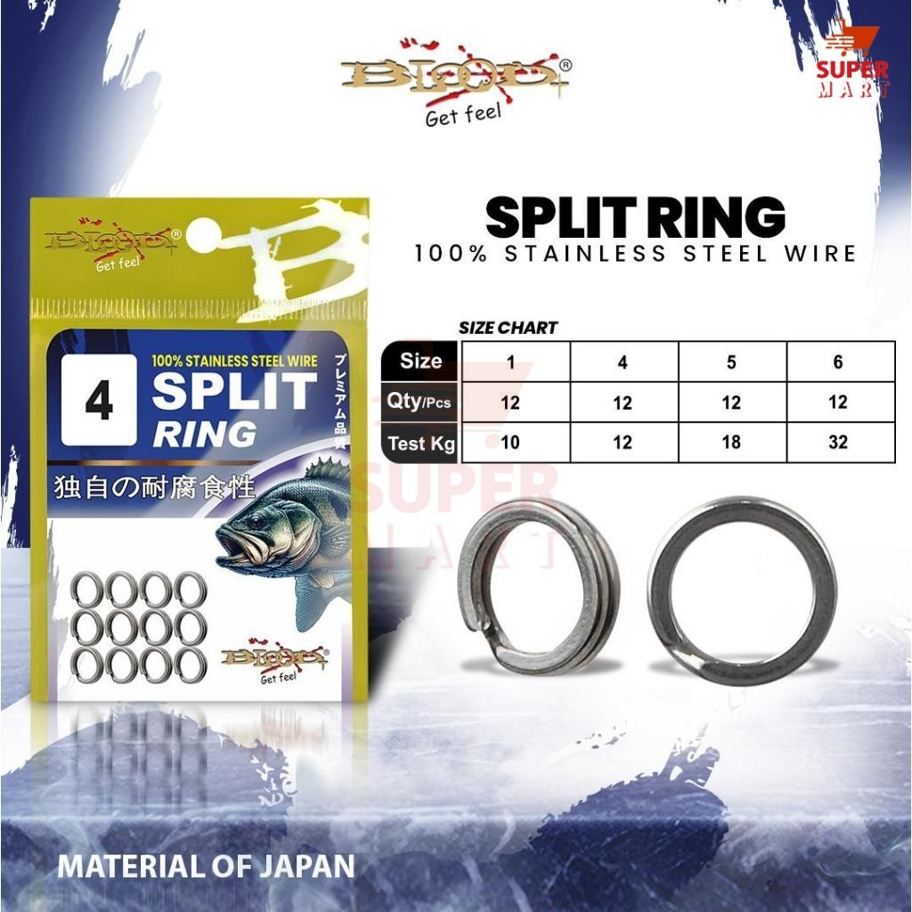 Split Ring Pancing / Blood Split Ring Stainless