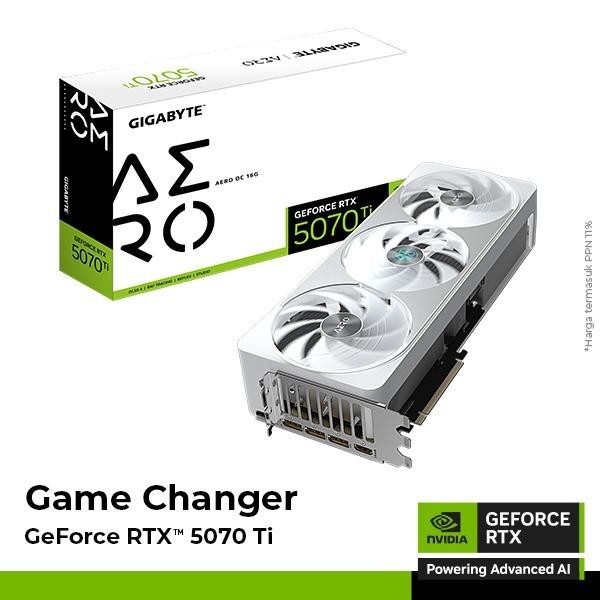 GIGABYTE VGA NVIDIA GEFORCE RTX 5070 TI AERO 16GB GDDR7 OC 3Y