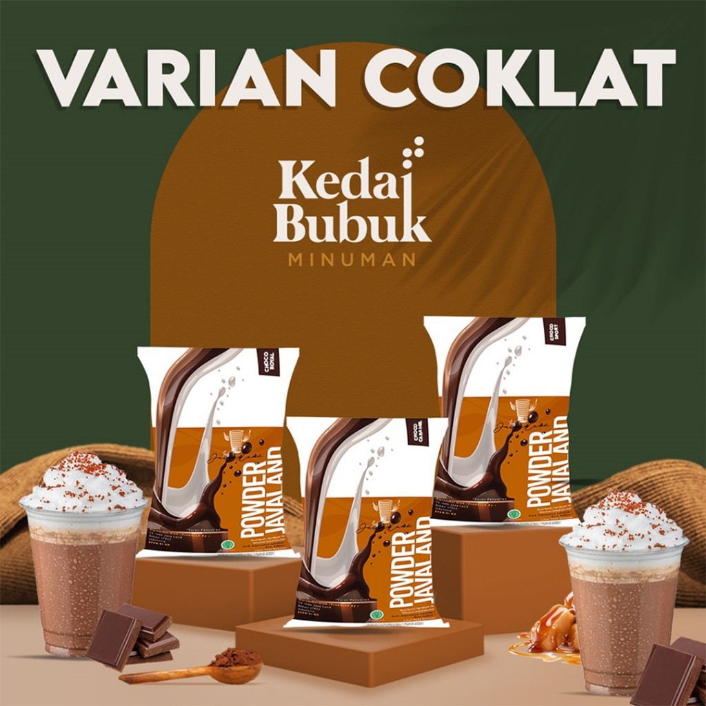 

Javaland Bubuk Minuman Varian Coklat / Choco Aneka Rasa 1Kg - Regular Plain | Rasa: Choco Royal, Black Choco, Choco Sport, Choco Silverking, Choco Ovalteen, Choco Hazenut | Bubble Drink