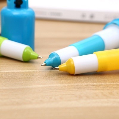 

Pulpen Tabung Gas Lucu Souvenir Gas Cylinder Telescopic Ballpoint Pen 657