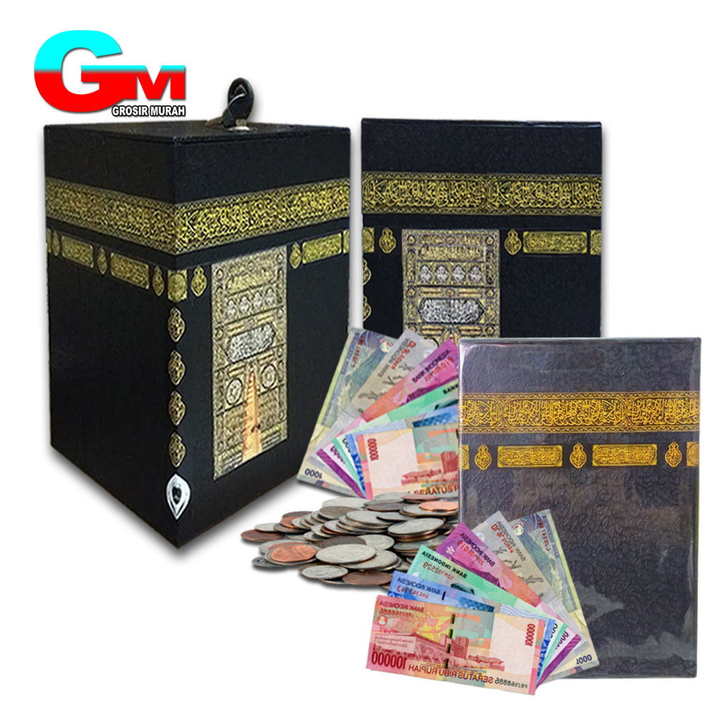 Celengan Kunci Kabah Jumbo / Tabungan Miniature Unik Kabah Jumbo Dengan Kunci