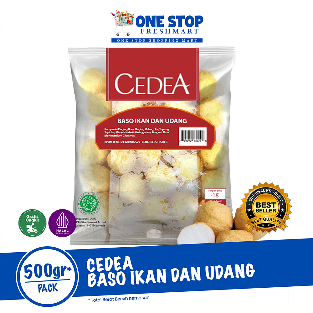 

CEDEA BAKSO IKAN DAN UDANG 500GR