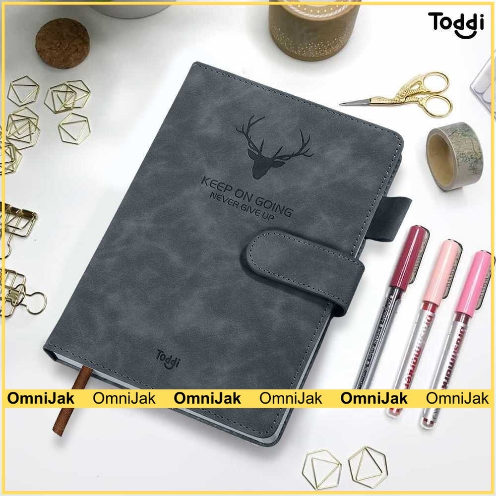 

Toddi Buku Jurnal Hardcover Notebook Diary 68GSM 360 Halaman Grid - TL5