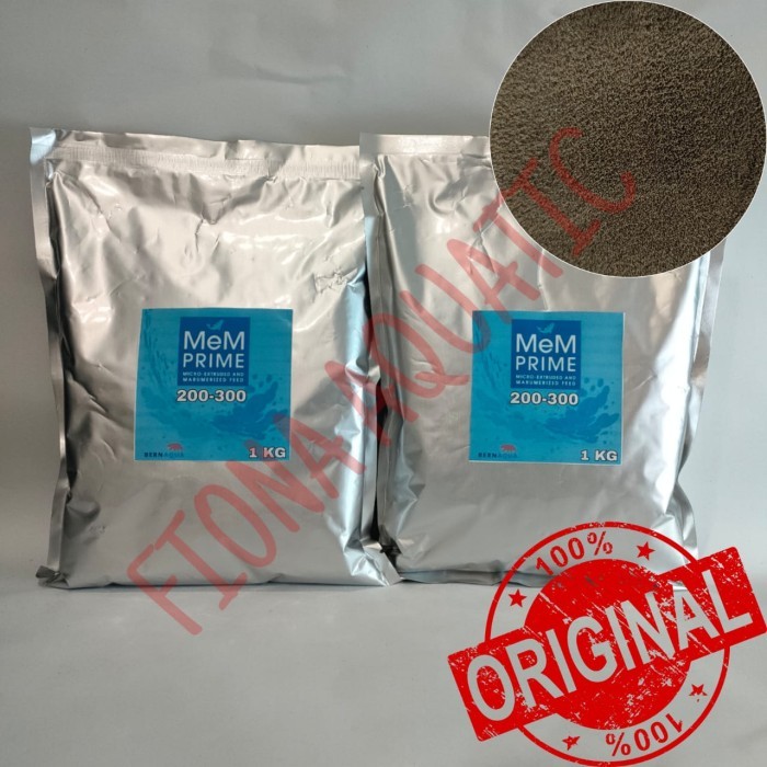 PELET MEM 200-300 MIKRON 1 KG / PELET IKAN 2/3 / MEM PRIME