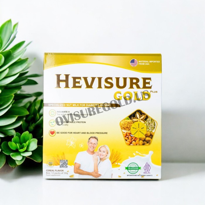 

[[PROMO]]BEST SELLER HEVISURE GOLD SUSU USA UNTUK DIABETES ,HEVISURE GOLD MILK - 1 BOX