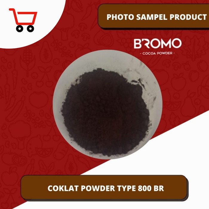 

BROMO Kakao Powder BR 800| Black Coklat 100% ASLI Cocoa