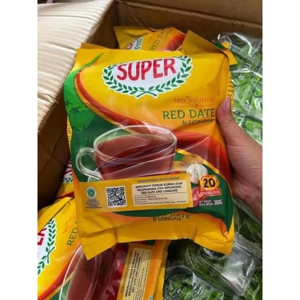 

Super Instant Red Date dan Longan Tea / Teh Kurma Merah / Angco Teh isi 20 Sachet