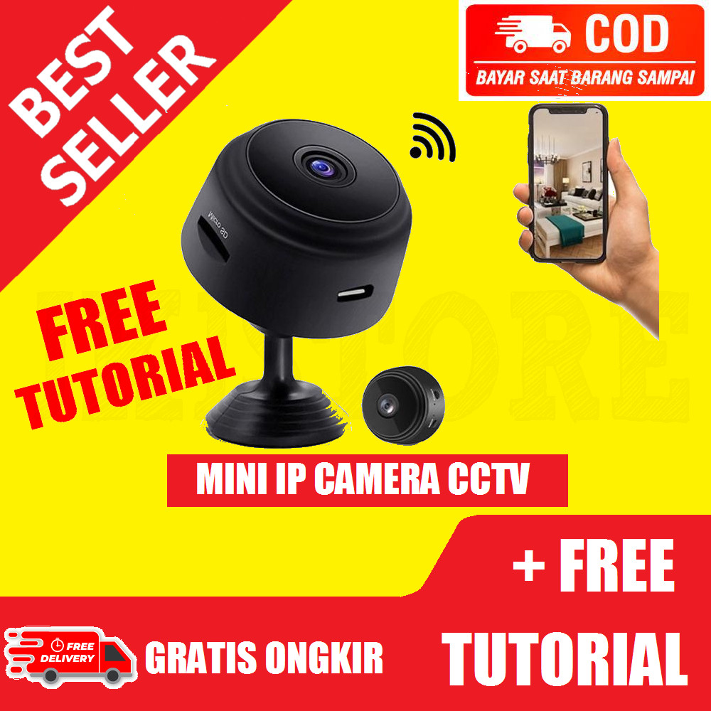 Mini WiFi IP Camera CCTV 1080P Wide Angle Nightvision Magnetic Full HD