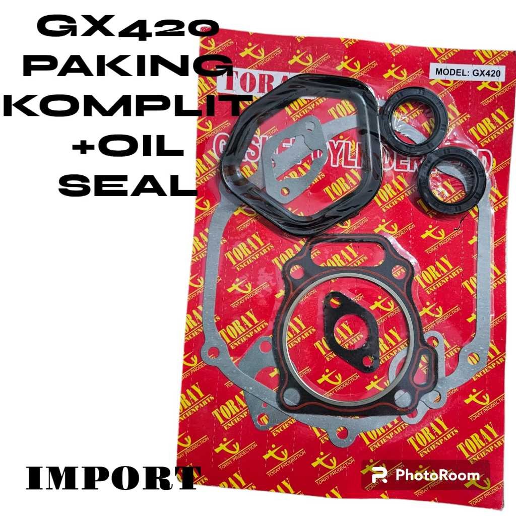 

GX420 Paking komplit plus oil seal gasket kit mesin pengerak dan genset 5 KW 6KW 6000 5000 WATT amplas