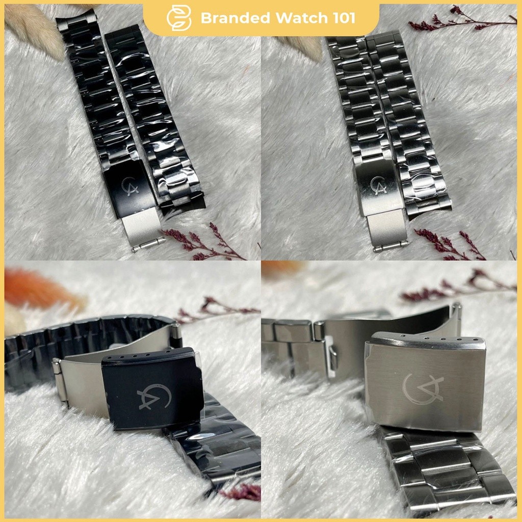 ORIGINAL Tali Jam Tangan Alexandre Christie Copotan Stainless - Strap Rantai Ukuran 20MM & 22MM.