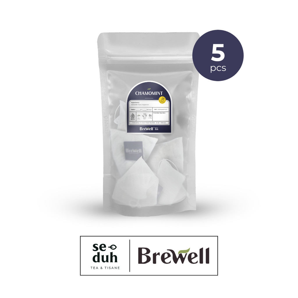 

BREWELL | CALMING SERIES - PREMIUM TEA BAG POUCH - 5 pcs / 10 pcs