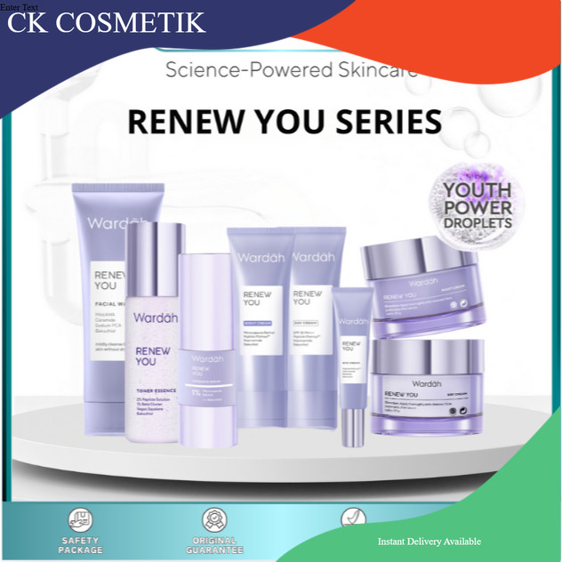 Wardah-Wardah Paket Renew You Anti Aging Series Paket Skincare Lengkap Untuk Kulit Penuaan (Anti agi