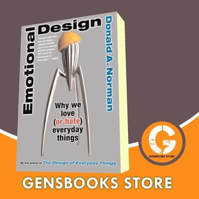 Buku Emotional Design: Why We Love (or Hate) Everyday Things Don Norman