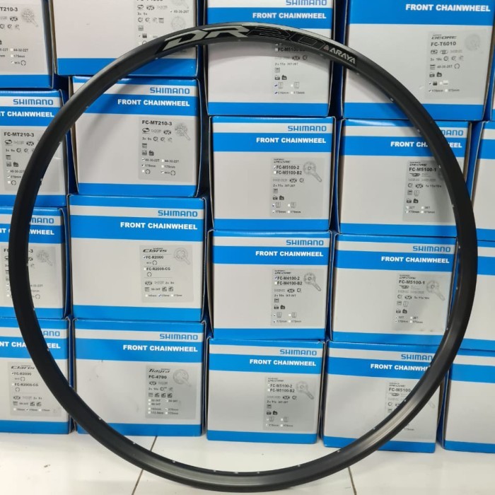 VELG / RIMS SEPEDA ROAD BIKE GRAVEL HYBRID 700C ARAYA DR 21 / DR 20