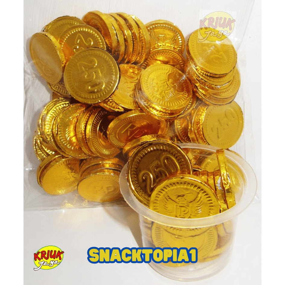 

SALE CEMILAN cokelat koin coklat emas isi 20 pcs coklat koin coklat viral coklat coin