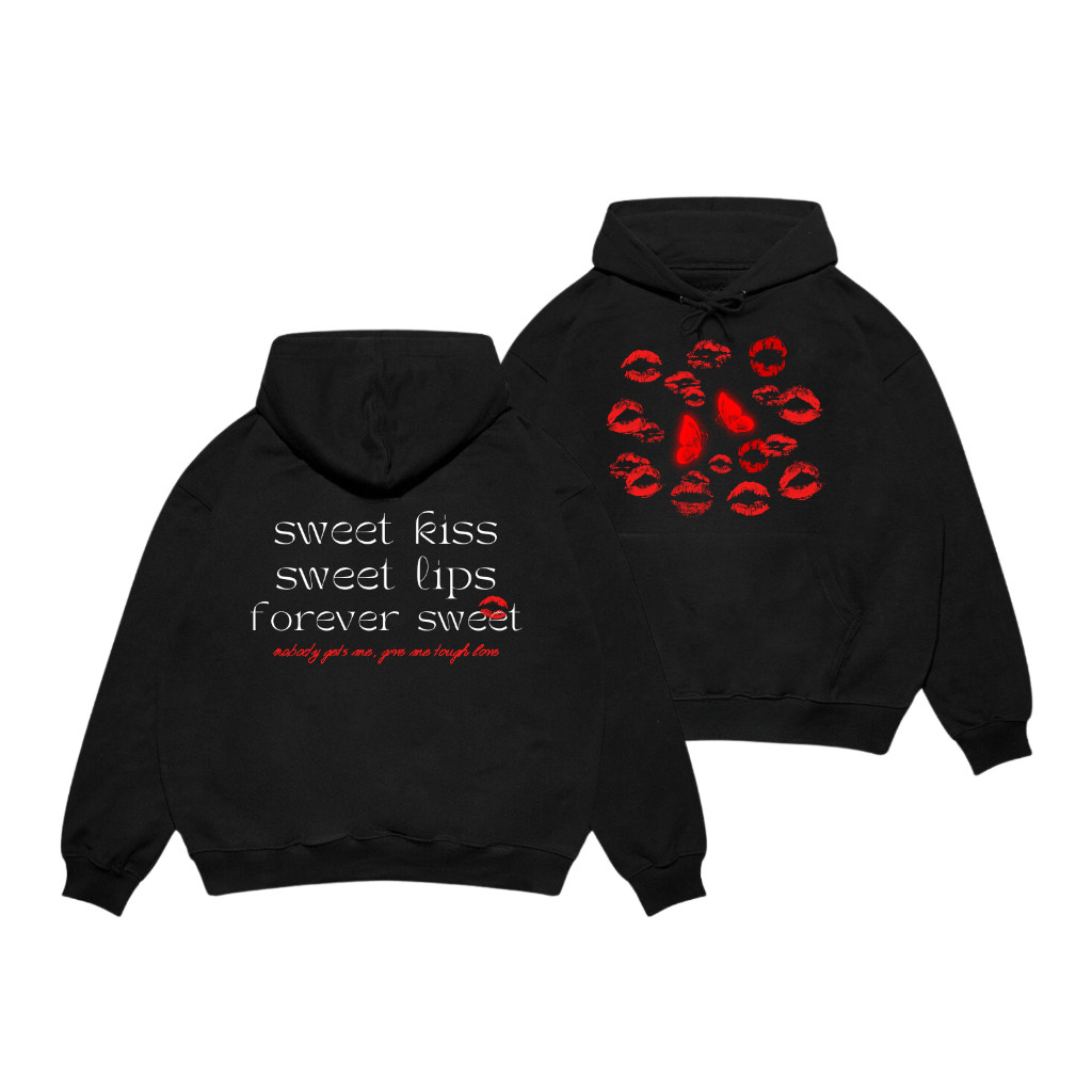 Jaket Hoodie Kiss Series Fleece Premium Unisex