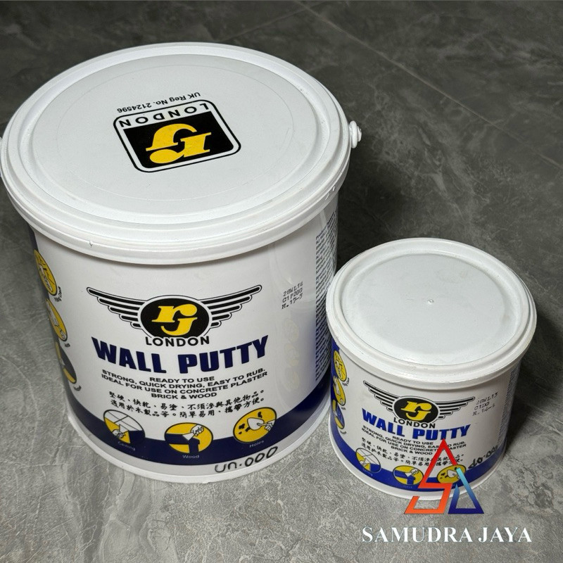 DEMPUL RJ WALL PUTTY / DEMPUL DINDING,TEMBOK 4KG