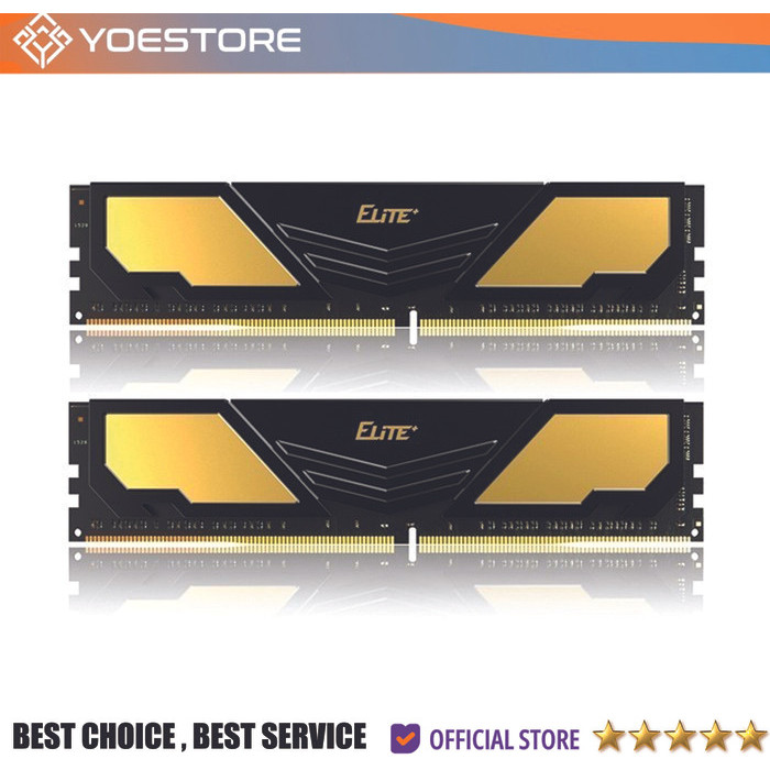 Team Elite Plus Black 8GB ( 2X4GB) PC 2666 DDR4