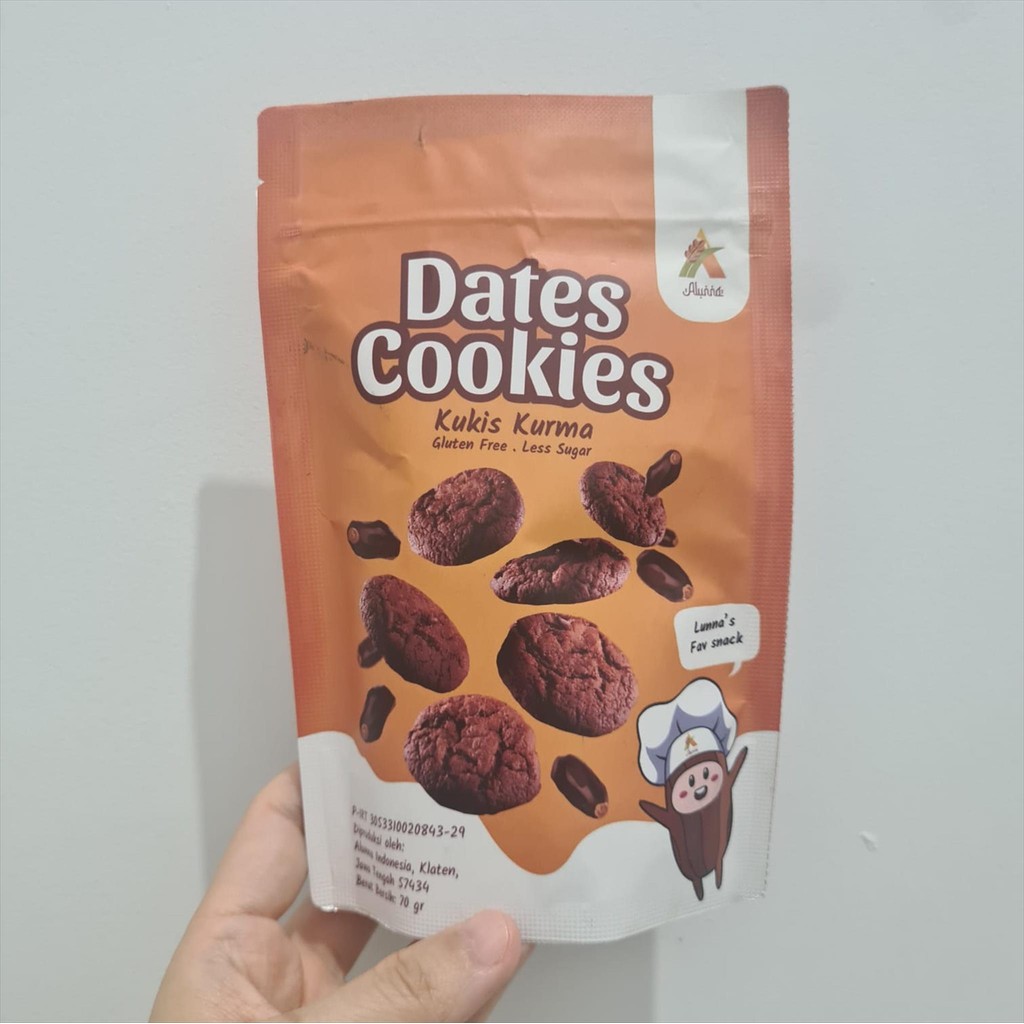 

Alunna Kukis Kurma (70g) Dates Cookies Gluten Free Less Sugar