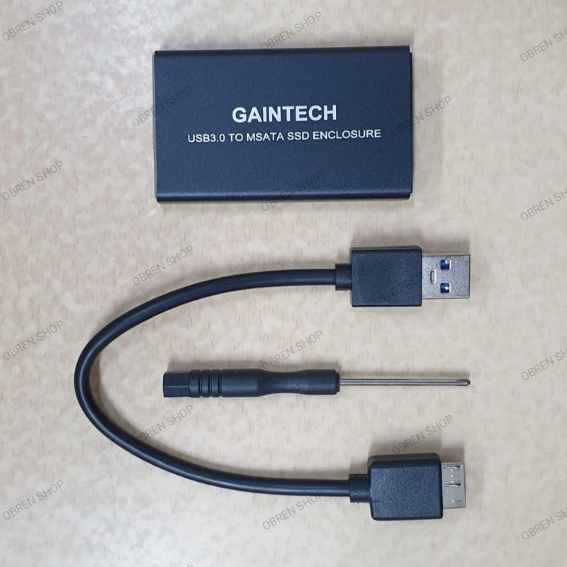 GAINTECH USB 3.0 TO MSATA SSD CASE ENCLOSURE