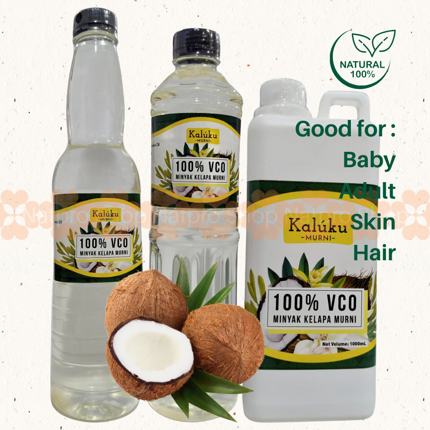 

VCO Virgin Coconut Oil – Minyak Kelapa Murni Dingin | 100% Alami | Aman untuk Bayi, Dewasa, Kulit & Rambut | Diminum atau Oles | Untuk Diet, Ibu Menyusui, MPASI, Skincare, dan Haircare