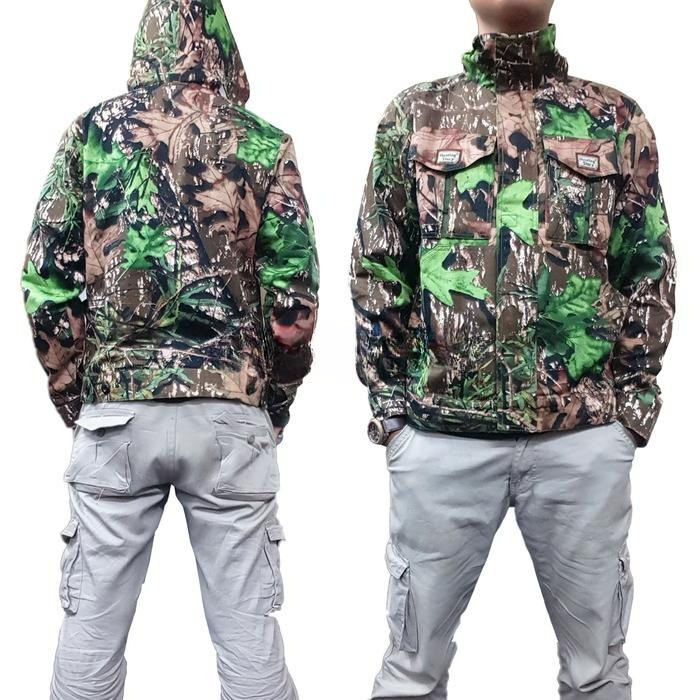 JAKET HUNTING CAMOFLAUGE / JACKET HUNTING STORY CAMO / JAKET CAMOUFLAGE (JK049) - BREAK UP, XL