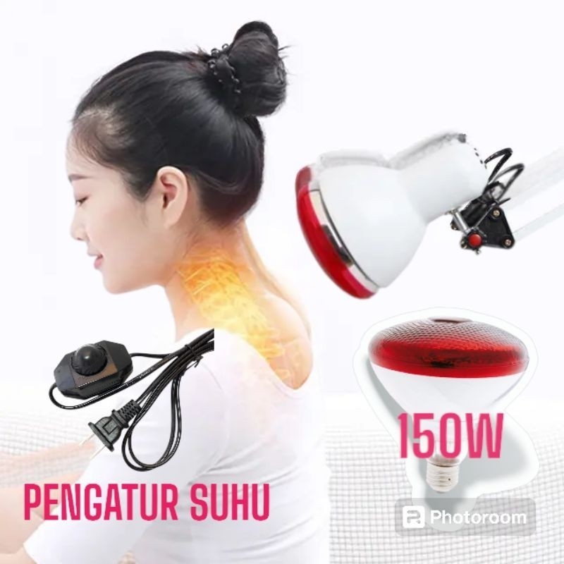 ADA PENGATUR SUHU SET LAMPU INFRARED STANDING & LAMPU INFRARED TERAPI COD