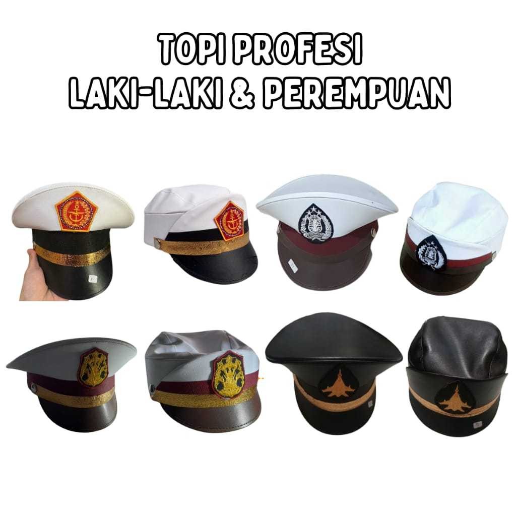 TOPI AKMIL/AKPOL/POLISI/TNI/BARET ANAK/LAKI LAKI/PEREMPUAN/PET POLANTAS
